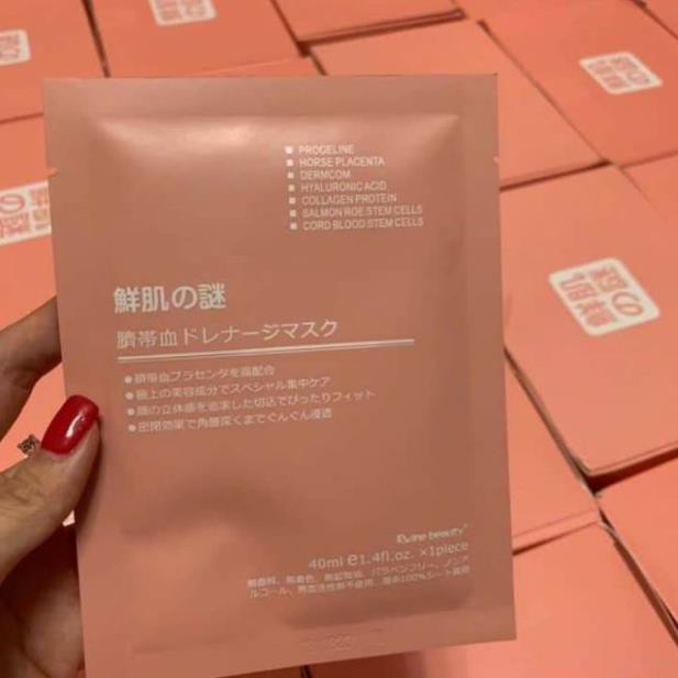 Hộp 50 miếng mặt nạ tế bào gốc nhau thai Nhật Bản chính hãng