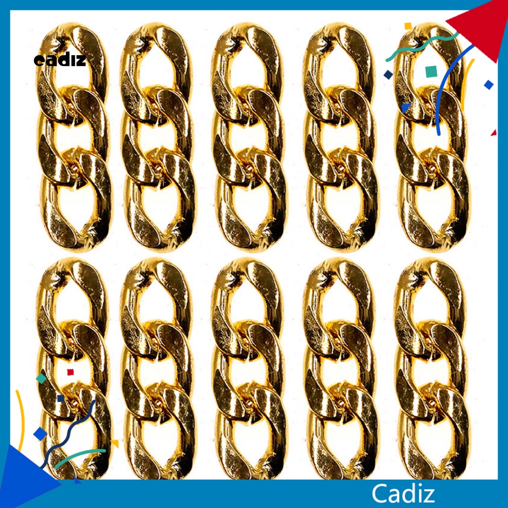 Chuỗi Dây Xích 3D Lấp Lánh Trang Trí Móng Tay DIY