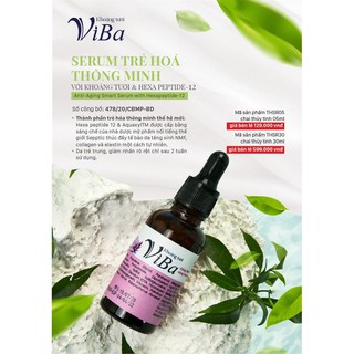 Serum trẻ hóa thông minh Khoáng Tươi ViBa 5ml - Hexapeptide 12_NguyenBinh_OfficialStore