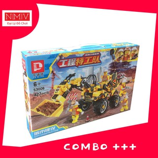 Lego City - Combo Xếp Hình 427 Chi Tiết Lego Công Trường (XH53006)