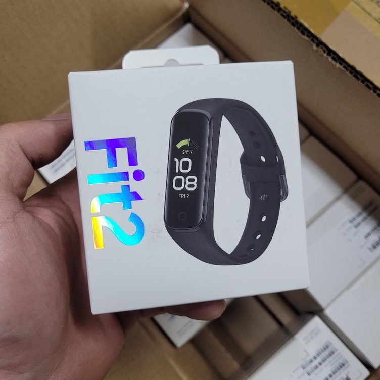 [ Hàng Chính Hãng ] Vòng Đeo Tay Thông Minh Samsung Galaxy Fit2 Đen - R220 - Mới 100% _Nguyên Seal Hộp -Chưa Active BH