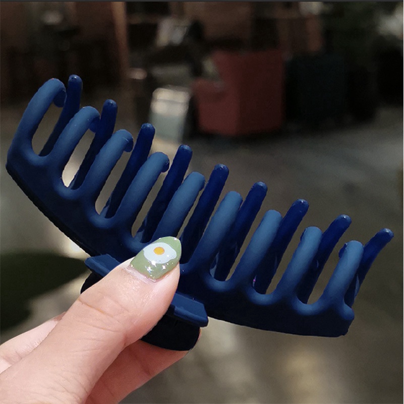 Kẹp Tóc Càng Cua Bằng Acrylic Màu Trơn Thời Trang Thanh Lịch Dành Cho Nữ