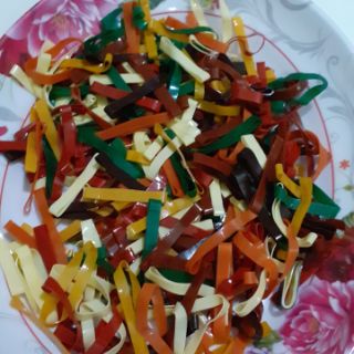 0.5kg Thun buột tóc màu lính mới(cở to)