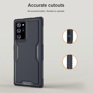 Ốp lưng Samsung Note 20 Ultra hiệu Nillkin dẻo sần kiểu dáng hầm hố ( check code )