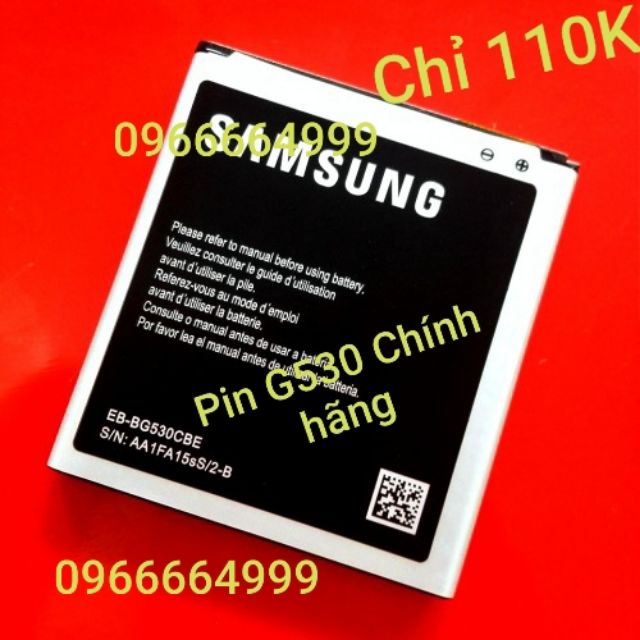 Pin Samsung G530 G531 G532 j500 j320 j2 pro cam kết chính hãng