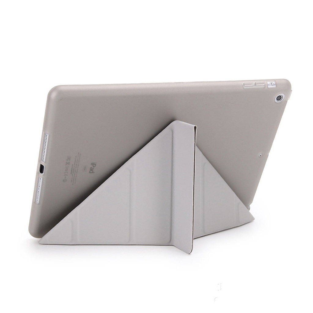 Bao Da Cover Cho Ipad Gen 9 8 7 10.2 Inch 2021 Hỗ Trợ Smart Cover Gấp Chéo