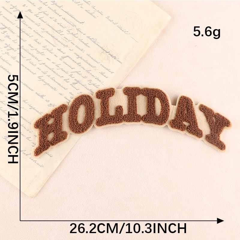 Miếng Dán Thêu Chữ Tiếng Anh Trang Trí Sổ Tay DIY