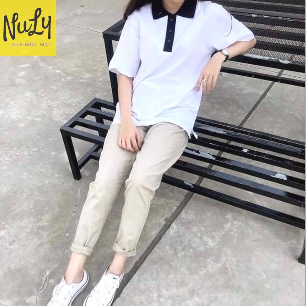 [CHẤT ĐẸP] Quần Kaki Nữ Unisex Ống Suông Sắn Gấu Hiện Đại, Cá Tính Freesize Dưới 60kg | BigBuy360 - bigbuy360.vn