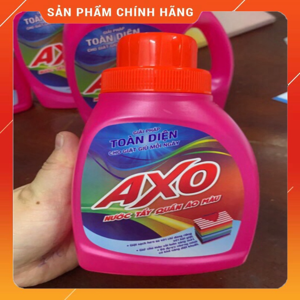 Nước Tẩy Quần Áo Màu AXO 400ml/800ml màu ngân nhiên