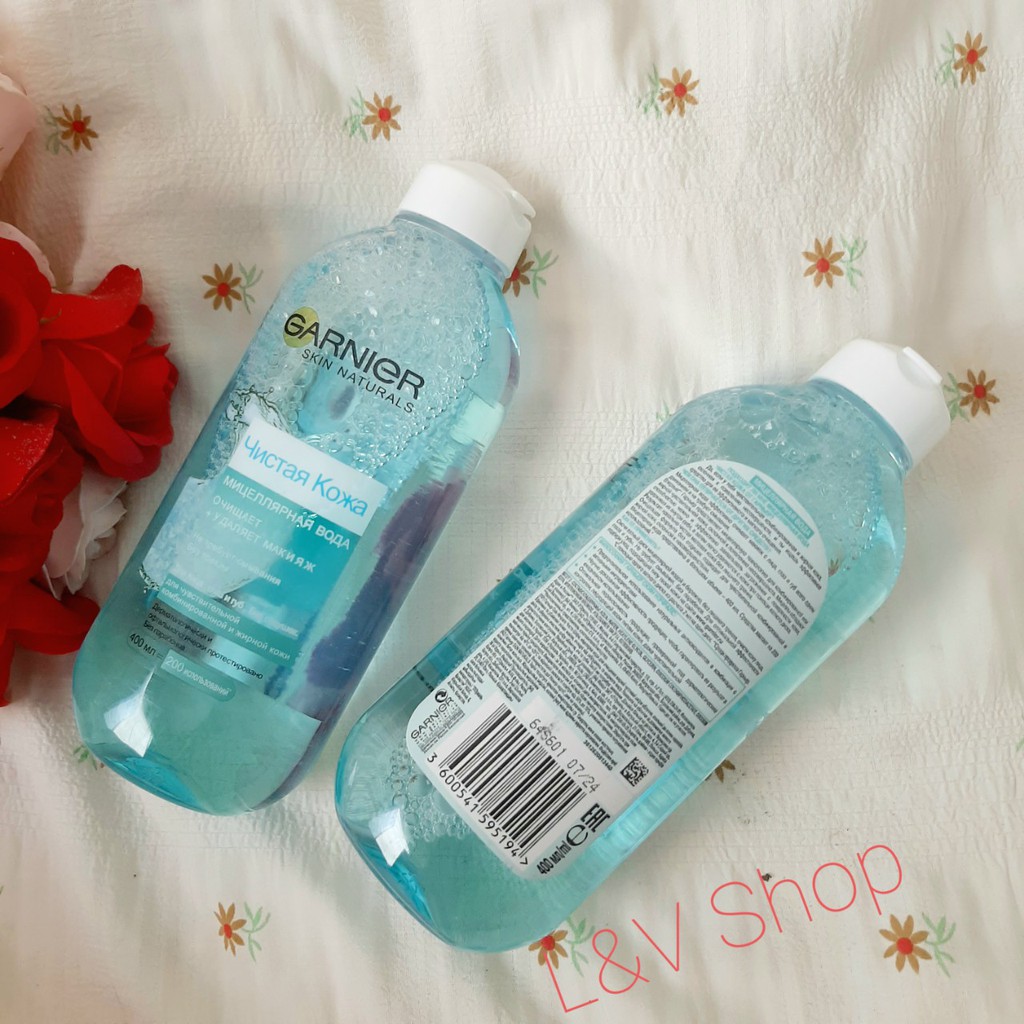 [L&amp;V] Nước tẩy trang Garnier Micellar cleansing water NGA