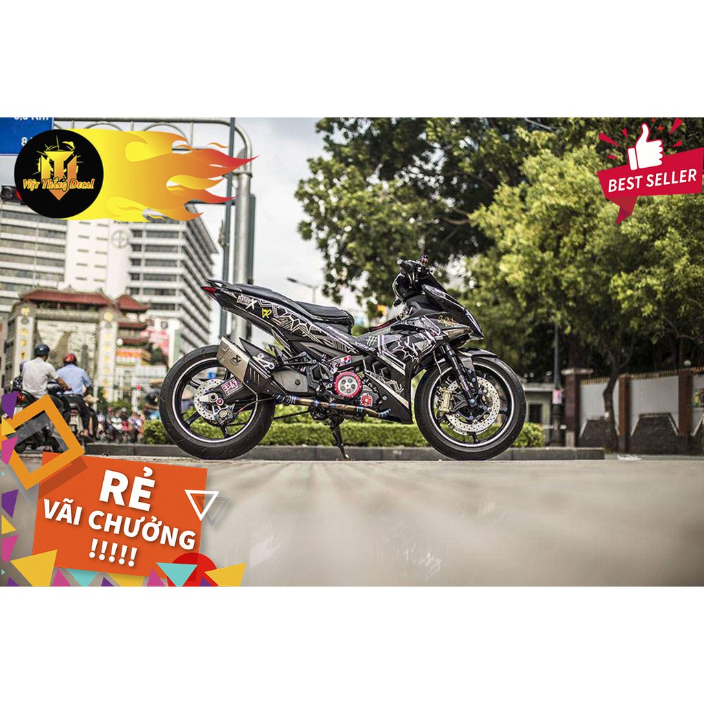 Tem Trùm Exciter 150 Black Panther Đen Bóng Hot Nhất
