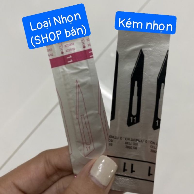 (Q1-HCM) Dao Lấy Mụn - Dao Mổ Số 11 Doctor (Ấn Độ) - Đầu Nhọn Lấy Nhân Mụn Rất Tiện Lợi