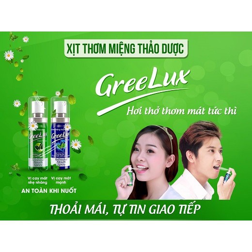 ❇️DATE 2023 COMBO 2 XỊT THƠM MIỆNG GREELUX EXTRALCOOL