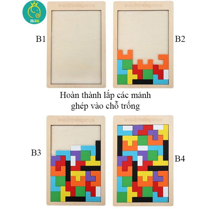 Đồ chơi lắp ráp thông minh bằng gỗ 💥RẺ VÔ ĐỊCH💥 bộ đồ chơi xếp hình đa năng phát triển trí tuệ, lắp ghép số, chữ