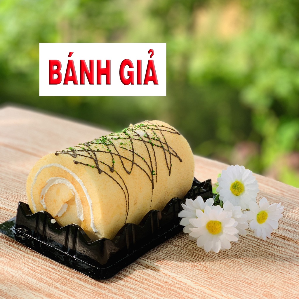bánh kem cuộn làm đạo cụ chụp ảnh, bánh kem mô hình, bánh giả trưng bày