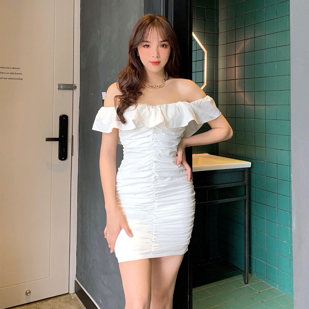 Đầm thiết kế ôm body cao cấp dự tiệc cưới D137 Four Fashion | BigBuy360 - bigbuy360.vn