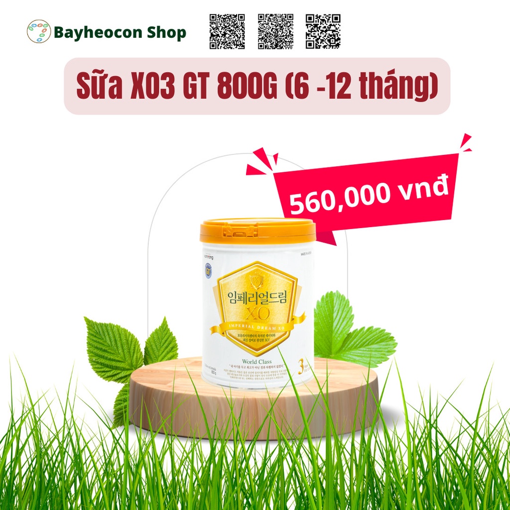 Sữa XO Imperial Dream Số 3 - Chống táo bón vượt trội - Nhập khẩu Hàn Quốc