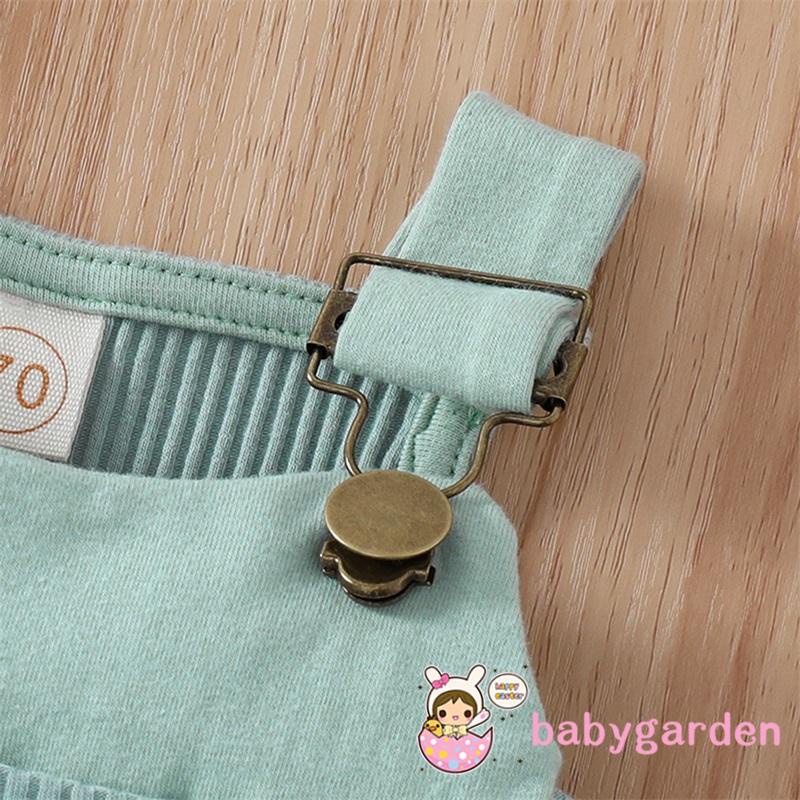 BABYGARDEN-0-18months Unisex Baby Romper, Adjustable Shoulder Straps Sleeveless Patchwork Ribbed Bodysuit Outfit