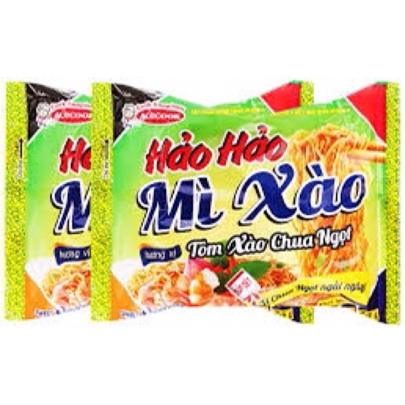 Mì hảo hảo xào chua ngọt