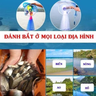Chài lưới đánh cá 3m chất 7jnsda7