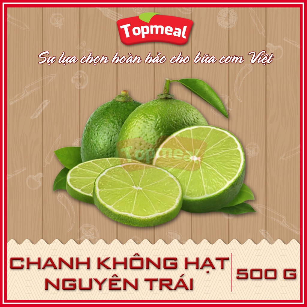 HCM - Chanh không hạt nguyên trái Topmeal  -