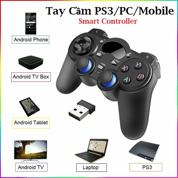 𝓕𝓸𝓻 𝓕𝓲𝓯𝓪 𝓞𝓷𝓵𝓲𝓷𝓮 4Tay cầm chơi game F04 không dây 2.4G chơi trên PC, Laptop, Điện Thoại Android, Smart TV