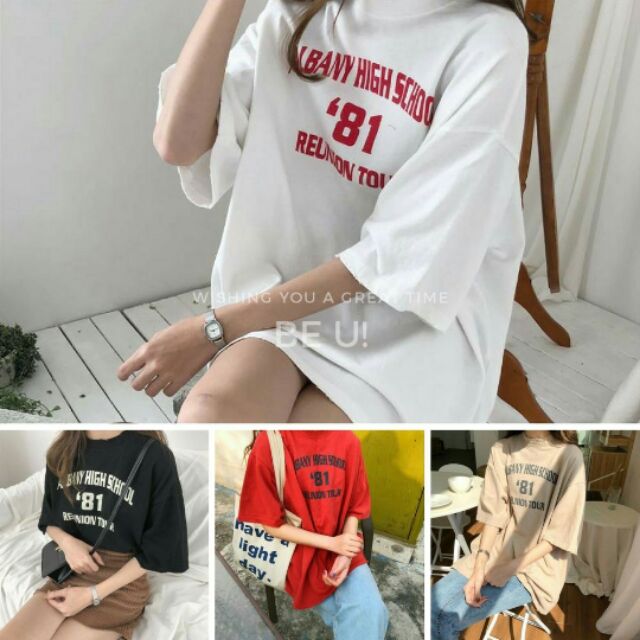 Áo phông tay lỡ from rộng