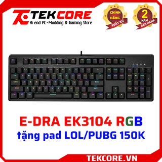 Bàn phím cơ E-DRA EK3104 RGB Ver 2021