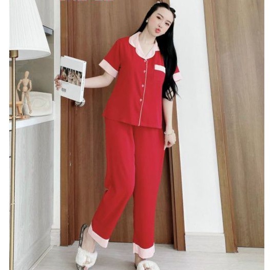 Đồ Bộ Pijama - Bộ Lụa Mango Siêu Mềm Mượt Hàng Có Size Đến 75kg