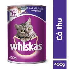 12 lon mèo whiskas mix vị 400gr