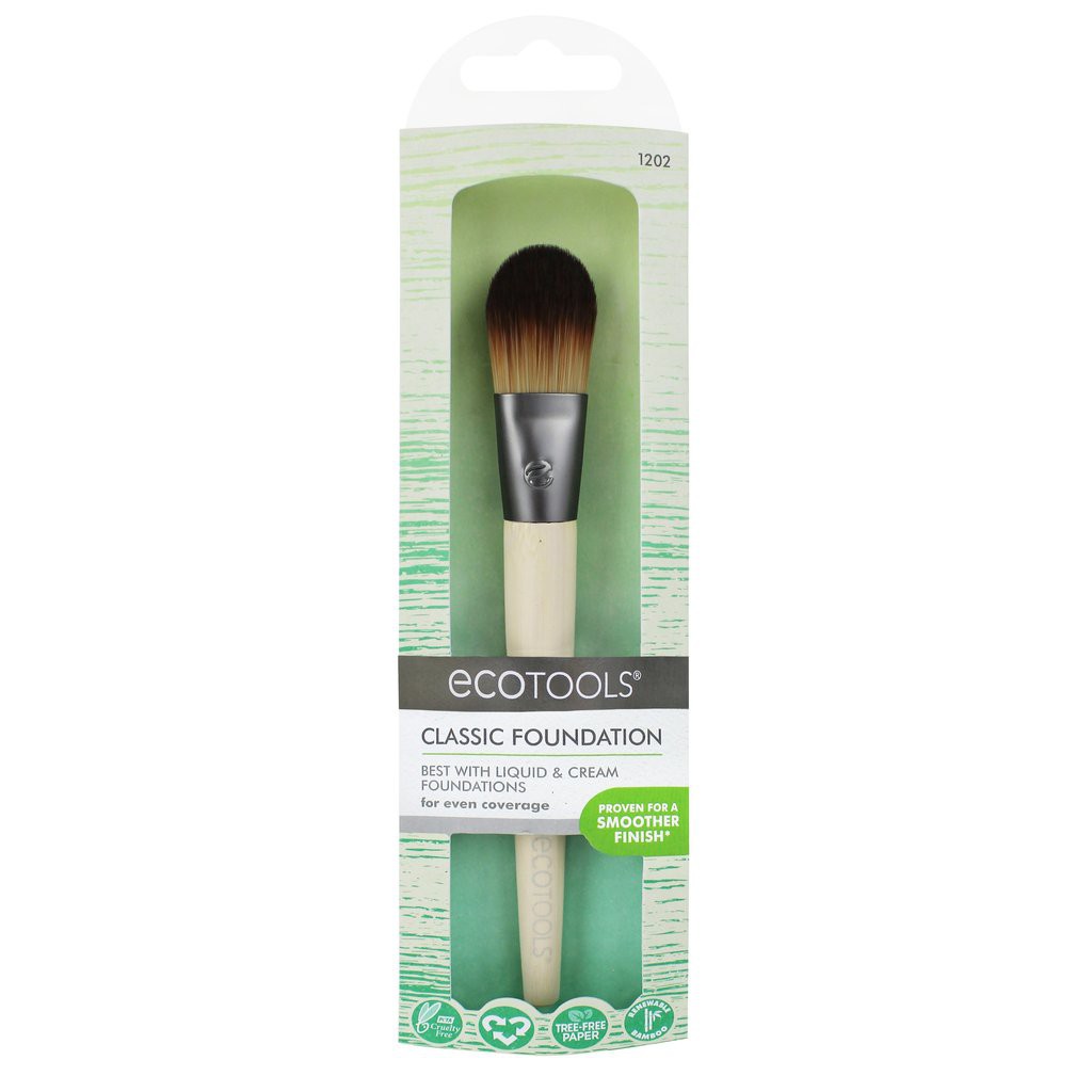 Cọ tán kem nền- EcoTools Classic Foundation brush 1202