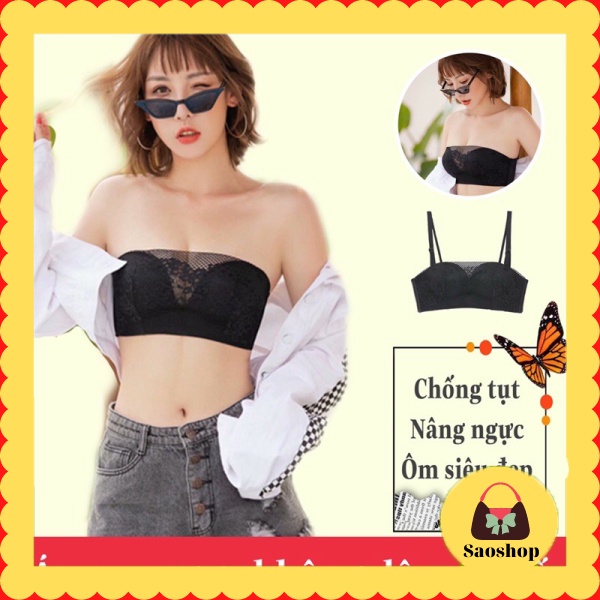 [ CAO CẤP LOẠI 1]Áo cúp ngực không dây chống tụt có kèm dây phụ thời trang siêu đẹp