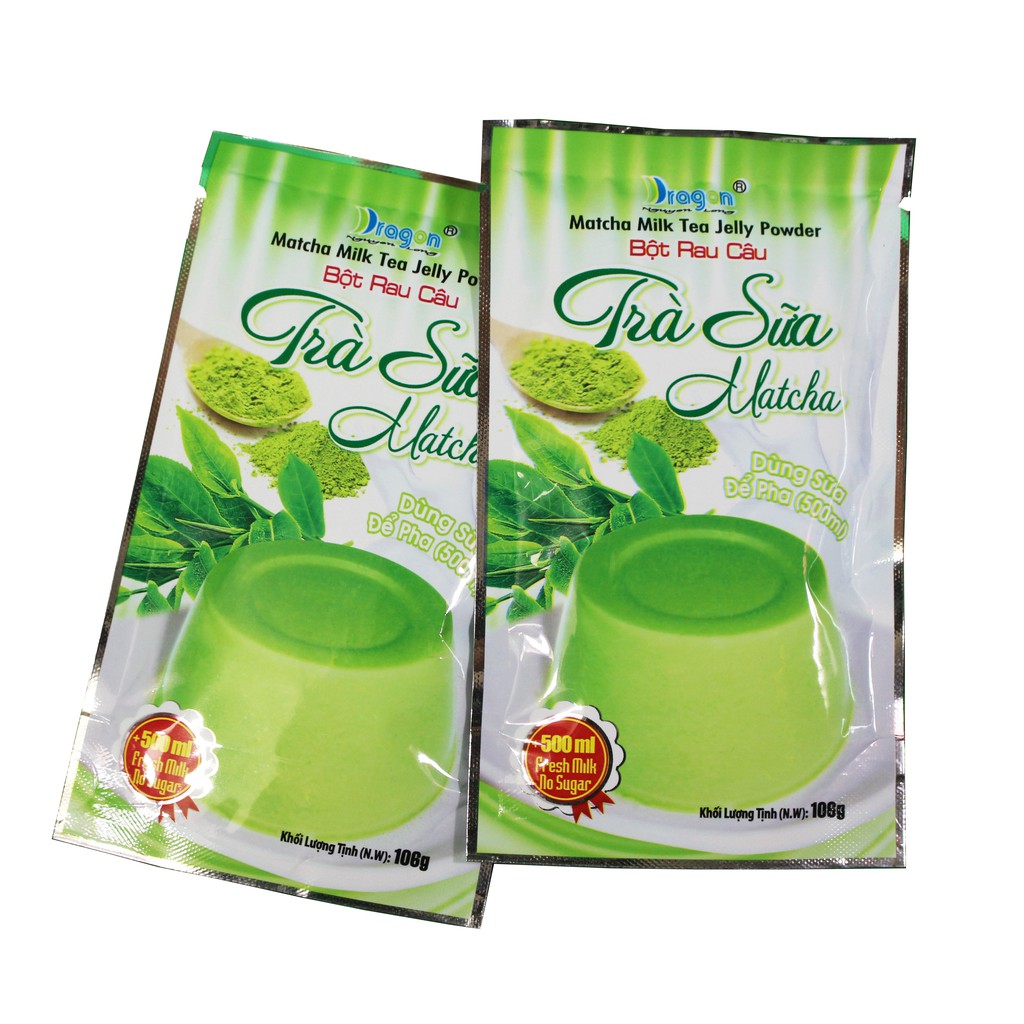 Bột Rau Câu Trà Sữa Matcha Dragon (106g)