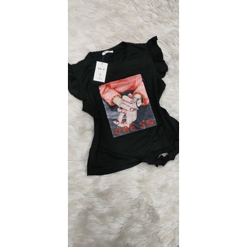 Áo thun màu loang,borip