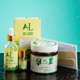 Combo Wax Lông Và Mỡ Trăn An Lành ( Tặng Giấy Và Que Wax)