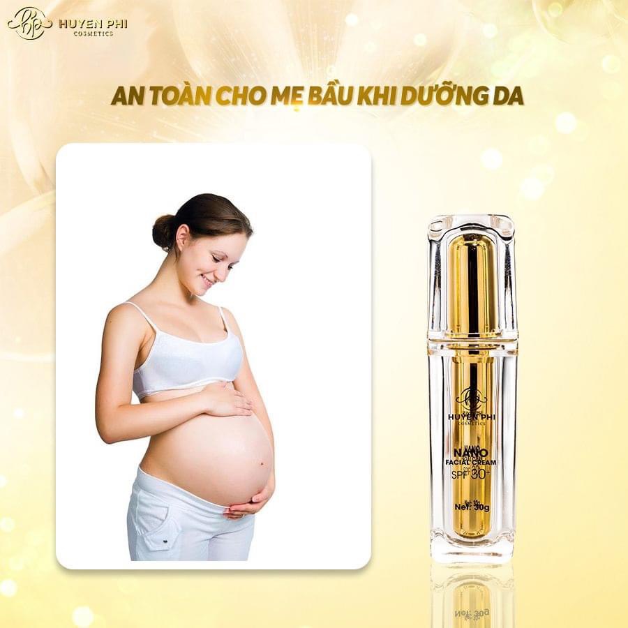 Kem face nano Huyền Phi , kem trang điểm 50g dưỡng trắng dưỡng ẩm căng mướt da