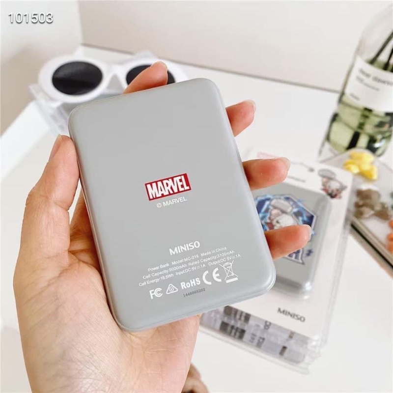 Pin sạc dự phòng Marvel Miniso