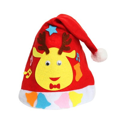 Mũ/ nón Noen giáng sinh dành cho bé tự trang trí, dán hình