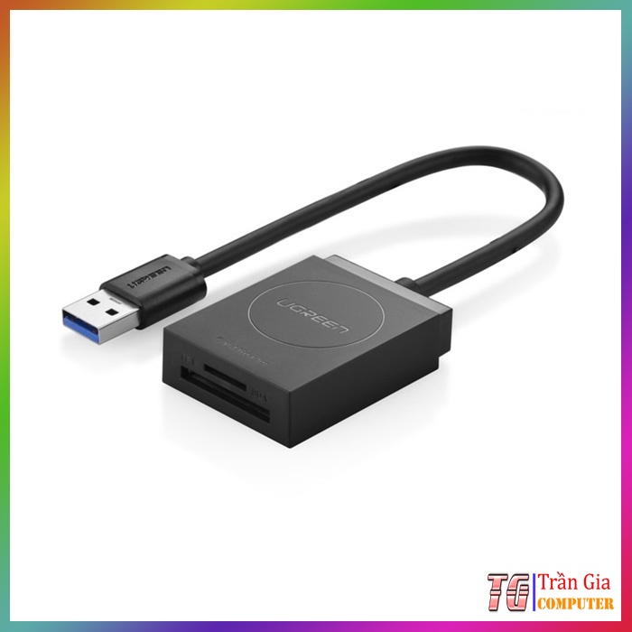 Đầu đọc thẻ USB 3.0 hỗ trợ SD/TF Ugreen 20250