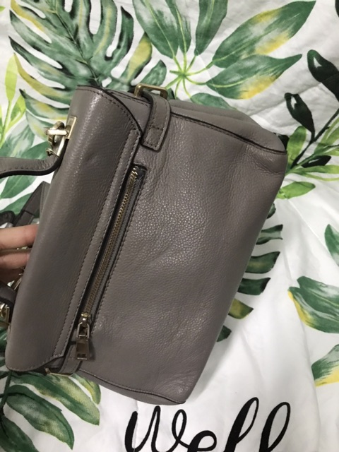 Túi si đeo chéo, da bò