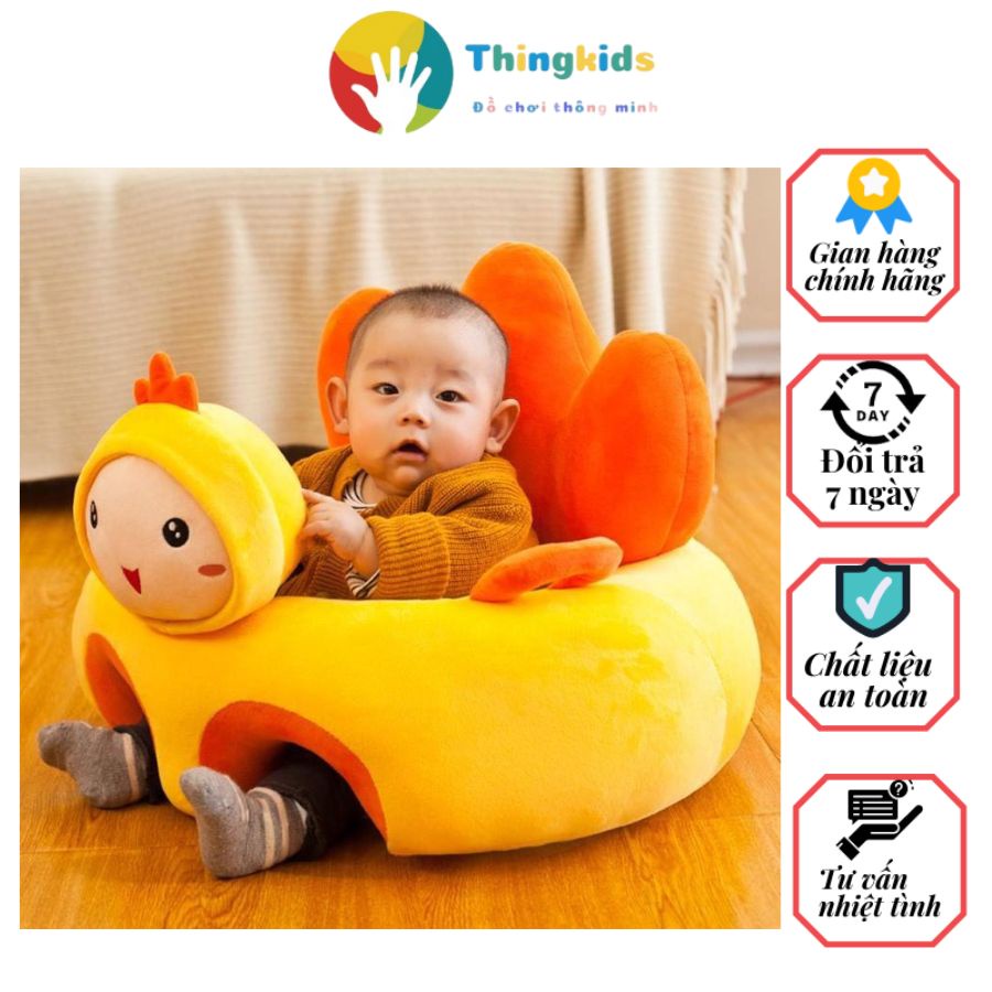 Ghế nhồi bông tập ngồi kiểu dáng đáng yêu cho bé - Thingkids