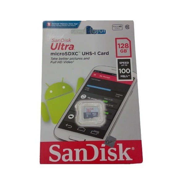 Thẻ Nhớ Sandisk Ultra Microsdhc 16gb Class 10 (sdsquns-016g-gn3mn)