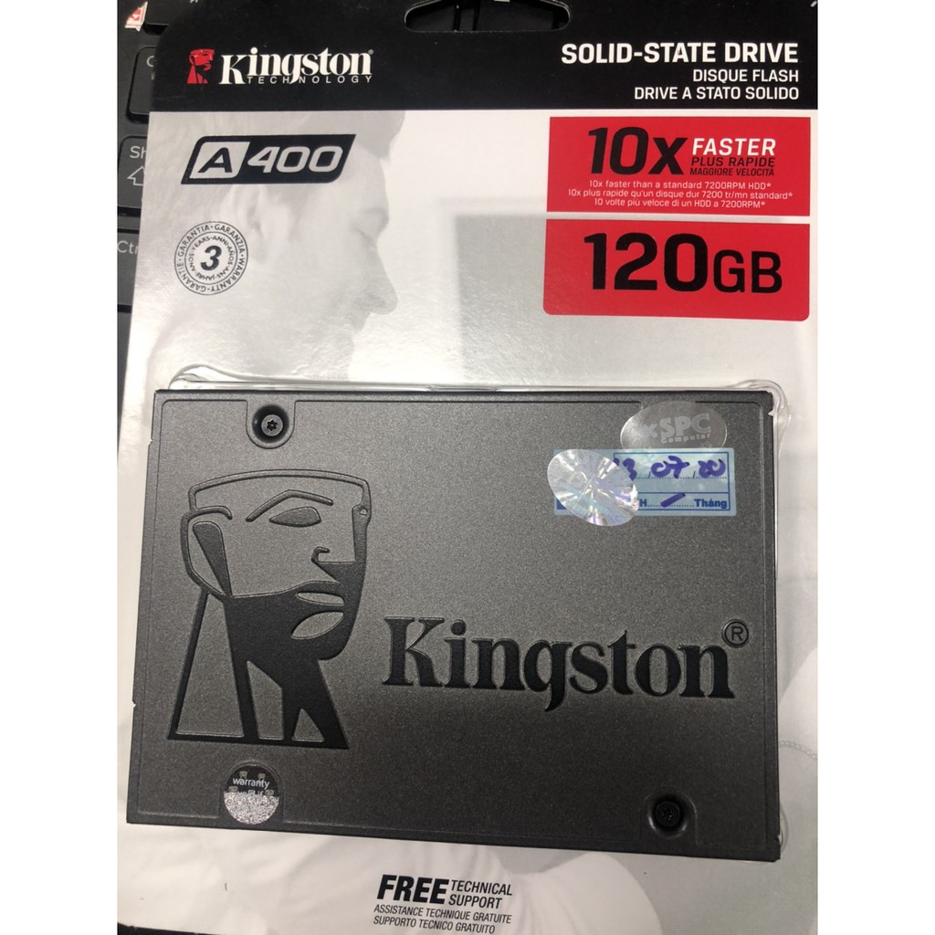 SSD Kingston 120GB A400 Vĩnh Xuân/Viết Sơn phân phối- Chính Hãng 100%, Bảo Hành 3 Năm