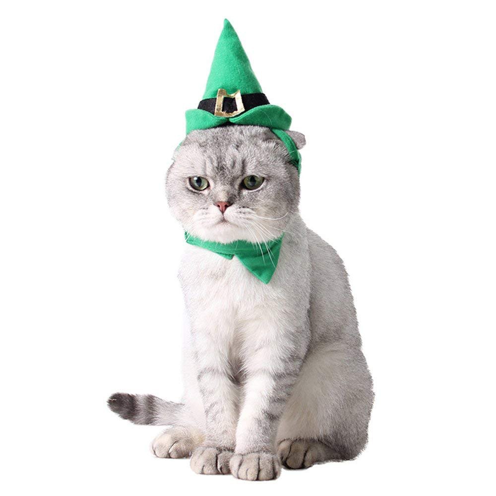 Set trang phục yêu tinh xanh ELF Giáng Sinh cho chó mèo/thú cưng