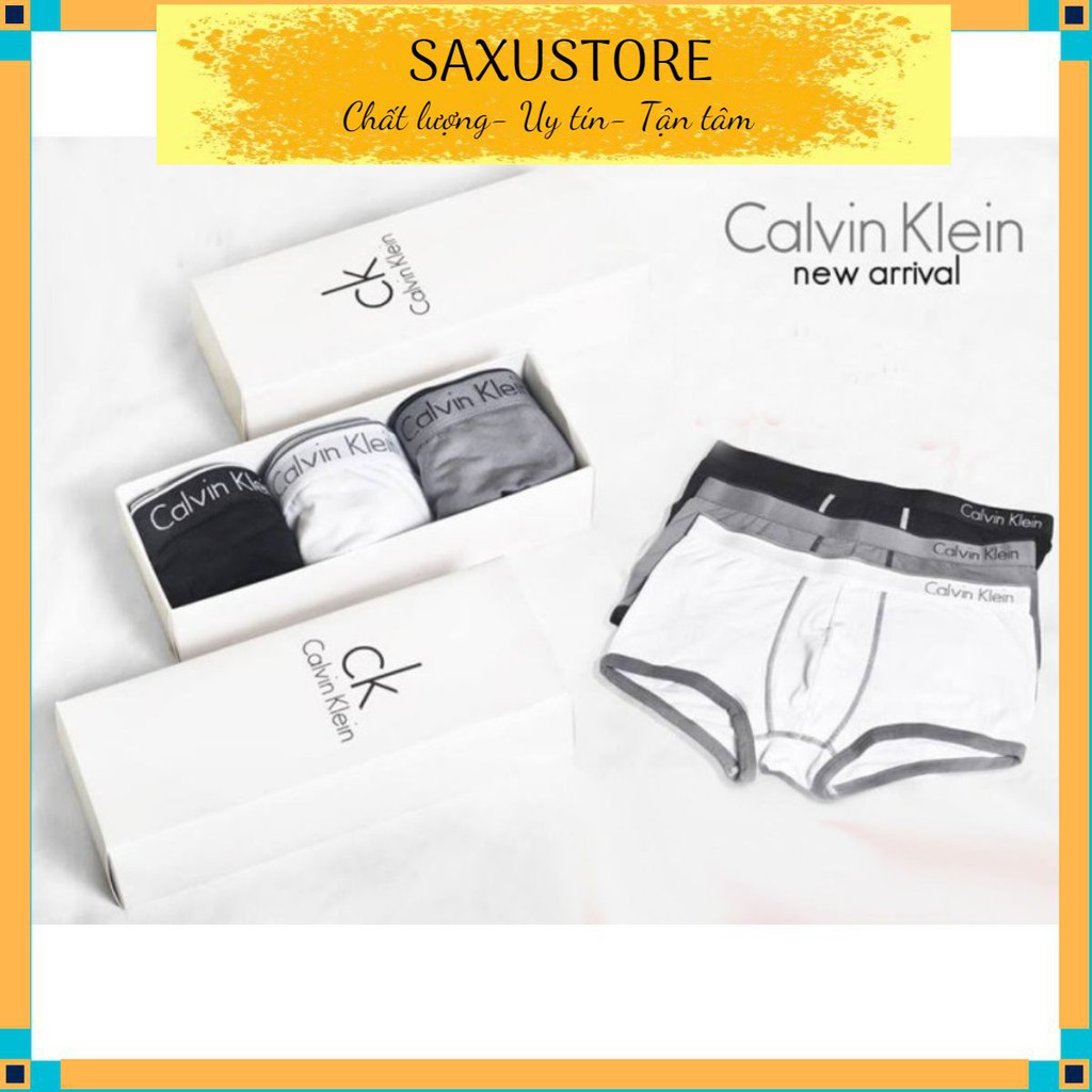 [Hộp 5 chiếc] Sịp đùi cotton Kevin hàng chuẩn xịn cạp chữ