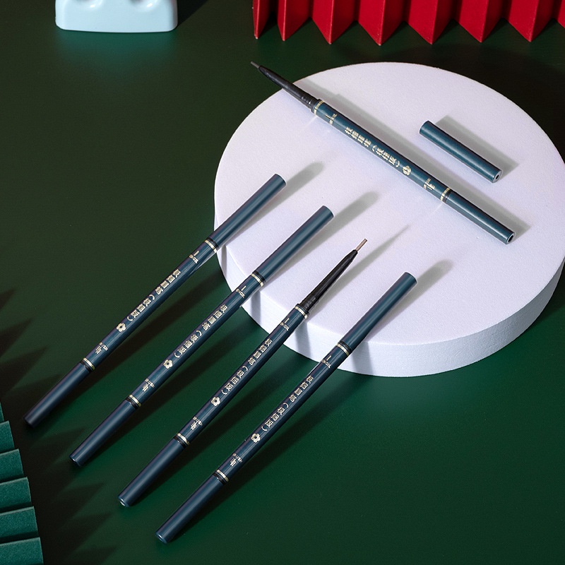 (M03)Chì Kẻ Mày 2 đầu vỏ xanh kháng nước siêu mảnh, kẻ mày chính hãng nội địa trung