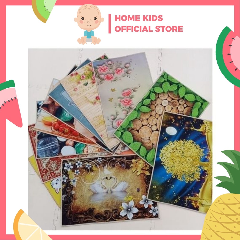 Thảm Chùi Chân 3D Siêu Thấm Nước Chống Trơn Trượt