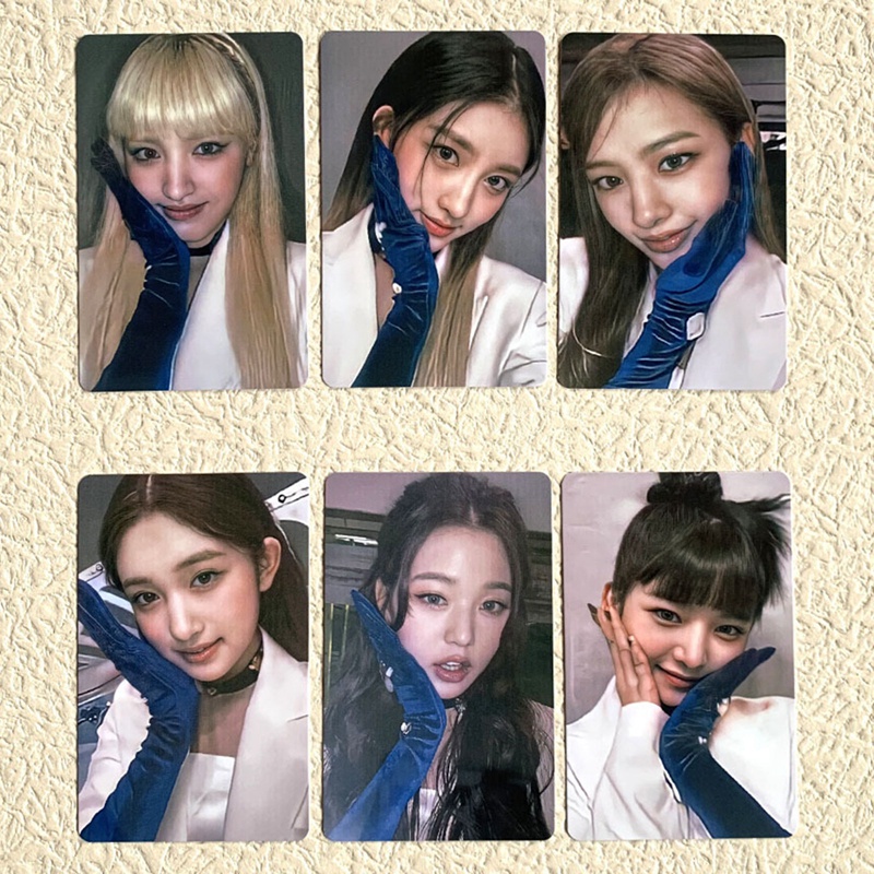 Set 6 tấm thẻ ảnh lomo hình nhóm nhạc Kpop Ive Eleven