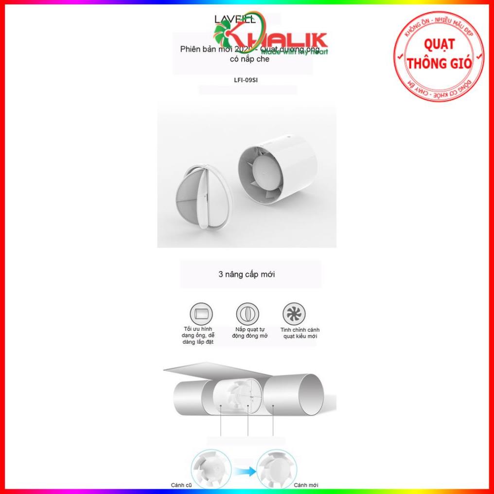 💎Tổng kho KHALIK💎 Quạt thông gió đường ống có nắp che LAVFILL LFI-09SI