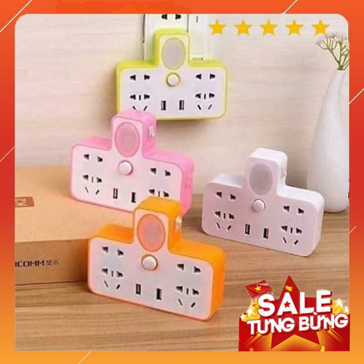 Ổ Điện Có Cổng USB Sạc Pin - Có Đèn Ngủ - Hàng Chính Hãng